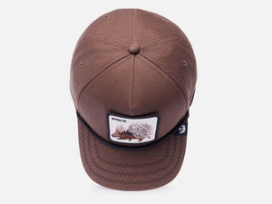 GORRA GOORIN BROS 101-1134 PORCUPINE 100 DARK BROWN OSFA